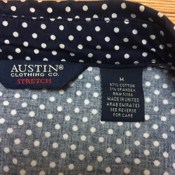 Austin Clothing Company stretch polka dot top - Picture 4 of 4